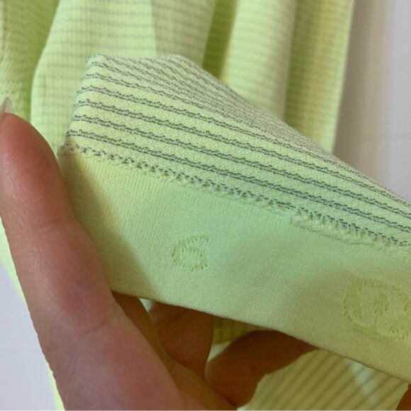 Lululemon Swiftly Tech Tank Green Yellow Size 6 - Picture 5 of 5
